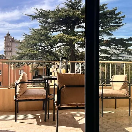 Luxury With Terrace And Side Sea View شقة كان